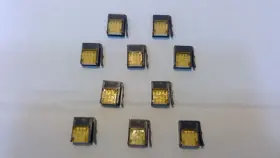 37104-a206-00e 3m Je-1503-7652-1 Mini Clamp Ii Plug Mb Orange/black - 10 Ten Pcs