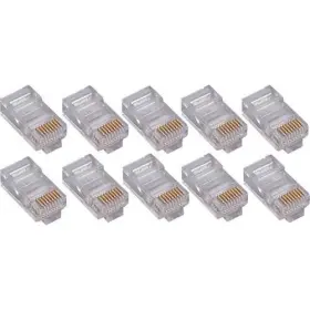 4x50pkc6 4xem Corporation New 50 Pack Cat6 Rj45 Modular Ethernet Plugs For Stranded Or Solid
