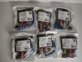 V009s Aaa Wave Aaawave Pci-e Riser Board Adapter Usb 3.0 Cable Sata Power 6 Pack