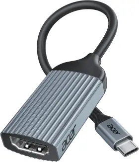 Odk410 Acer Usb-c To Hdmi Adapter 4k 60hz High Speed Thunderbolt 3/4 Type C Grey