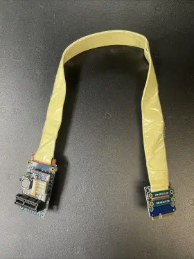 Adex Pe-mini-felx-12 Mini Pcie To X1 Adapter 12 Inch Powered Extension Converter