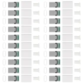 Aitrip 687117762740 20pcs Usb 3.1 Type C Connector 24 Pins Male Plug Socket White