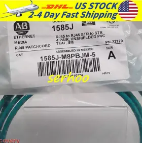 1585j-m8pbjm-5 Allen Bradley Ethernet Cable Brand New Free Shipping