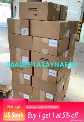 20ad2p1a3aynaeg0 Allen Bradley 20ad5p0 New Powerflex 70 480v 5a 3hp Normal Duty 2hp