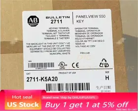 2711-k5a20 Allen-bradley New In Box Ser H Frn 4.46 Free Ship Us 2711k5a20 2711-k5a20 Allen-bradley New In Box Ser H Frn 4.46 Free Ship Us 2711k5a20