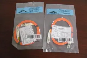 Gblc2-d2-02 Allen Tel Qty 2 Fiber Optic Patch Cord Lc To Duplex Mm 62.5/125 Gblc2-d2-02 Allen Tel Qty 2 Fiber Optic Patch Cord Lc To Duplex Mm 62.5/125