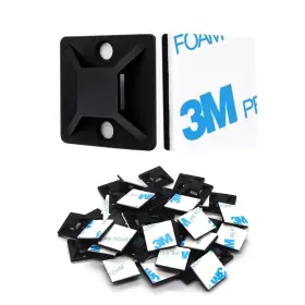 Al-gdz20 Allwin 3/4 Inch Zip Tie Mounts - 120pcs Self Adhesive Cable Wire Anchor Al-gdz20 Allwin 3/4 Inch Zip Tie Mounts - 120pcs Self Adhesive Cable Wire Anchor