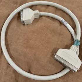 018-8128-001 Amphenol Sgi Silicon Graphics 3 Ft 50 Male-male Scsi Cable Vintage