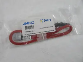 Ast1390-0003 Amphenol / 3ware New Mini Sas To 4xsata Internal Breakout Cable 0.6m Ast1390-0003 Amphenol / 3ware New Mini Sas To 4xsata Internal Breakout Cable 0.6m