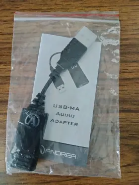 C1-1024200-1 Andrea Communications Usb-ma Premium External Usb Microphone Adapter C1-1024200-1 Andrea Communications Usb-ma Premium External Usb Microphone Adapter