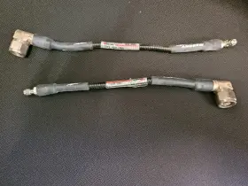 Fsj1-50a Andrew Lot Of 2 Heliax Coaxial Cable Assembly Fsj1-50a Andrew Lot Of 2 Heliax Coaxial Cable Assembly