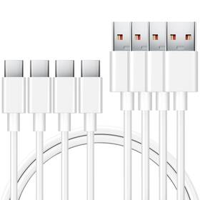 Anlink Tc-1m-w 4-pack 3ft Usb C Cable 3a Fast Charging And Data Sync White