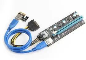 4336292267 Anotek Mining Card Riser Pcie Pci Express 16x To 1x Adapter Pci-e Sa