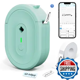 B0fn46rzg6 Anycash Label Maker Machine With Tape N12 Bluetooth Mini Makers Portable