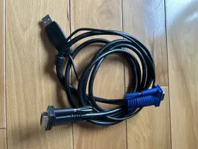 940-0256 Apc Kvm Serial D-sub 15-pin To Usb Cable 1.8m 6ft Part Number