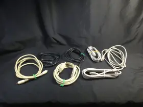 590-0413-a Apple Lot Of Seven Serial Cables - Six Generic 8 Pin And One 3