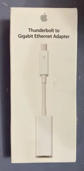 Apple 885909561247 Genuine Thunderbolt To Gigabit Ethernet Adapter A1433 New In Box