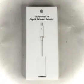 Apple 885909561261 Thunderbolt To Gigabit Ethernet Adapter A1433 New Sealed Apple 885909561261 Thunderbolt To Gigabit Ethernet Adapter A1433 New Sealed