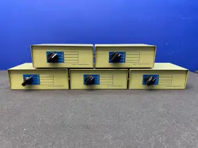 40d2-03604 Apple/ Mac Lot Of 5 / Ab 4 Way Switch Box Db15 Female - Part 40d2-03604 Apple/ Mac Lot Of 5 / Ab 4 Way Switch Box Db15 Female - Part