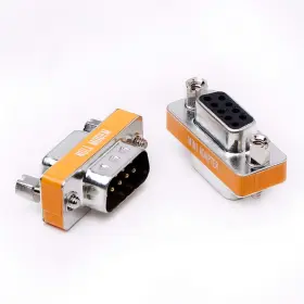 Kad9d90001-s-2 Arnorin Db9 Null Modem Male To Female Slimline Data Transfer Standard 2 Pack