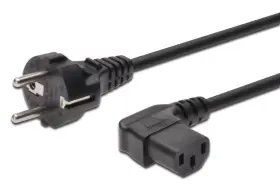 Ak-440111-018-s Assmann 440111-018-s Mains Connection Cable Shockproof C13 Male To Fem Ak-440111-018-s Assmann 440111-018-s Mains Connection Cable Shockproof C13 Male To Fem