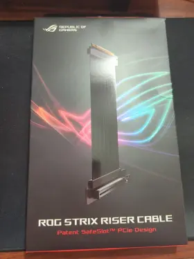 90dc0080-b02000 Asus Rog Strix Riser Cable Pci-e 3.0 X16 High Speed Flexible Extender Card