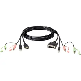 2l7d02dh Aten - 1.8m Usb Hdmi To Dvi-d Kvm Cable With Audio 5.91 Ft