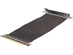 Athena Power 821524076223 200mm/7.87 Inch Cable-pcie16a1-l20v2 90-degree Left Angle Flexible Gpu Athena Power 821524076223 200mm/7.87 Inch Cable-pcie16a1-l20v2 90-degree Left Angle Flexible Gpu