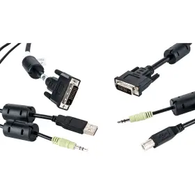 Cbl0151 Avocent Vertiv Usb Keyboard And Mouse Dvi-d Audio Cable 10 Ft. For