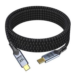 Bawiofiau Ztx85-3l Long Usb C To 10ft Compatible With Thunderbolt 5 10 Ft/3 M