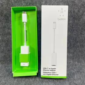 45883-70160 Belkin Usb-c To Gigabit Ethernet Adapter New Open Box