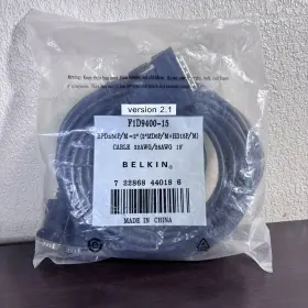 F1d9400-15 Belkin 722868440186 Omniview Pro3 / Enterprise Dual Port Ps/2 Vga Kvm Cable 15ft - F1d9400-15 Belkin 722868440186 Omniview Pro3 / Enterprise Dual Port Ps/2 Vga Kvm Cable 15ft -
