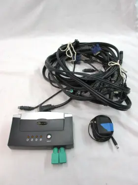 F1db104p Belkin 4 - Port Kvm Switch Omniview E Series With Four Sets Of Cables