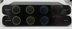 F1ds104j Belkin Lot Of 2 Soho 4-port Kvm Switch Model