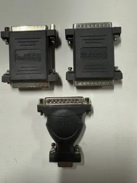 F4a251 Belkin Db-25 Adapter Lot 3 Pcs Parallel / Serial Untested Vintage