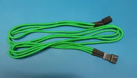 3f60gk-rp Bitfenix Green Alchemy Multisleeved 3-pin Fan Extension Cable 60cm