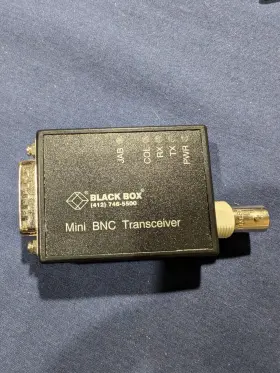 4321 Black Box Mini Bnc Transceiver
