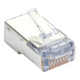 Black Box 822088003786 C5eezsp-25pak Cat5e Ez Rj45 Modular Plug Connector For Round Solid/str