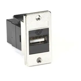 Fmt1050 Black Box Corporation New Panel Mount Usb Coupler Type A Female/type B