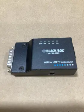 Le1602a Black Box Mini Transceiver Aui To Utp Le1602a Black Box Mini Transceiver Aui To Utp