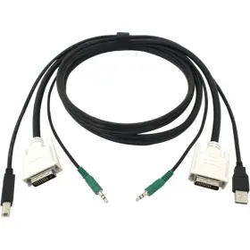Skvmcbl-dvi-06 Black Box Network - Dvi Kvm Cable Usb A-b 3.5mm