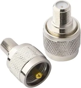 0003327 Boobrie Pl259 Adapter Uhf To F Type Antenna Female Male Gold 0003327 Boobrie Pl259 Adapter Uhf To F Type Antenna Female Male Gold