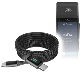 Bw-1974-26923-11756 Boxwave Cable Compatible With Verifone T650p - Powerdisplay Pd Jet Black