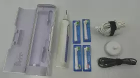 D706 Braun 3771 Oral B Geniusx With Charge Case Stand Ac Adapter And 4 Brush Heads D706 Braun 3771 Oral B Geniusx With Charge Case Stand Ac Adapter And 4 Brush Heads