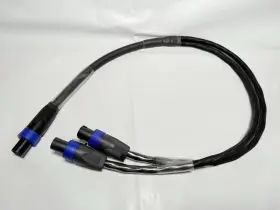 Nlt4fx Btx Zz9093 Speakon 4 Pole Splitter Male-dual Male 40 Inch To Nl4fx Neutrik