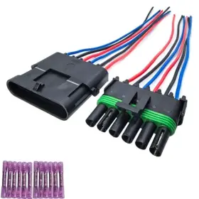 12015799 Bxoxlmm 12010975 Male And Female Weather Pack 6 Pin Sealed Connector Wiring
