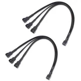 Cable Matters 818707025901 2-pack 3 Way 4 Pin Pwm Fan Splitter - 12 Inches Cable Matters 818707025901 2-pack 3 Way 4 Pin Pwm Fan Splitter - 12 Inches