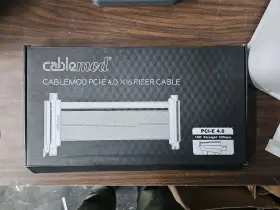 Cm-cab-pc4s-30k-r Cablemod 180 Straight 300mm Pci-e 4.0 X16 Riser Cable New 30cm