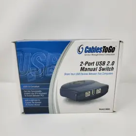 30505 Cables To Go #30505 New 2-port Usb 2.0 Manual Switch #30505- Open Box