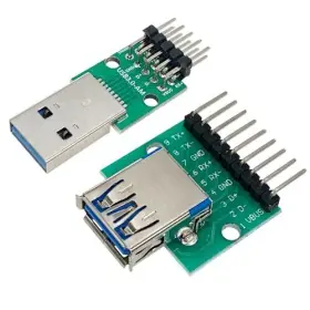Cl459 Cermant 4pcs Usb3.0 To Dip Converter Board With 9 Pin 2.54mm Pitch Male And Female Cl459 Cermant 4pcs Usb3.0 To Dip Converter Board With 9 Pin 2.54mm Pitch Male And Female